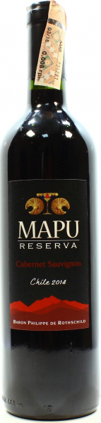 Вино Baron Philippe de Rothschild Mapu Reserva Cabernet Sauvignon червоне сухе 13%