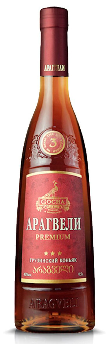 Коньяк Арагвелі 3 роки витримки 40%