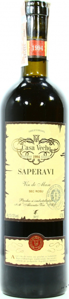 Вино Casa Veche Saperavi червоне сухе 9-11%