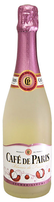 Вино ігристе Cafe de Paris Litchi біле сухе 6.7%