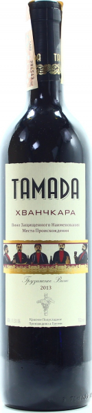 Вино Tamada Хванчкара червоне напівсолодке 11.5%