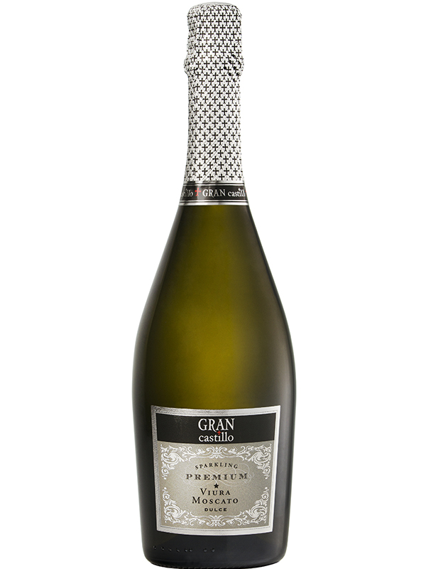 Вино ігристе Bodegas Gran Castillo Sparkling wine Viura Moscato біле солодке 10.5%