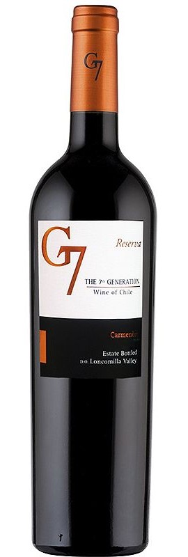 Вино Carmenere "G7" червоне сухе