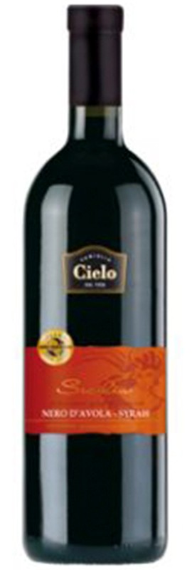 Вино Cielo e Terra Nero d'Avola-Syrah червоне сухе 13.5%