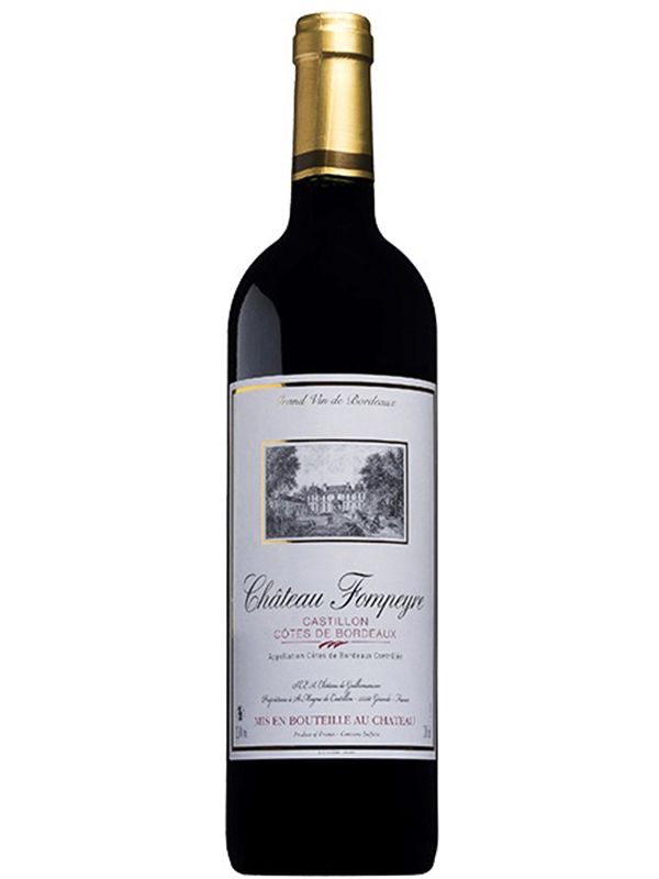 Вино Cotes de Bordeaux Chateau Fompeyre 2011 червоне сухе