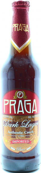 Упаковка пива Praga Premium Dark Lager темне фильтрованное 5% х 20 пляшок