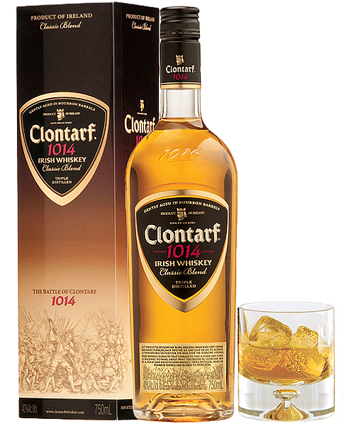 Віскі Clontarf 1014 Classic Blend з келихом 40%