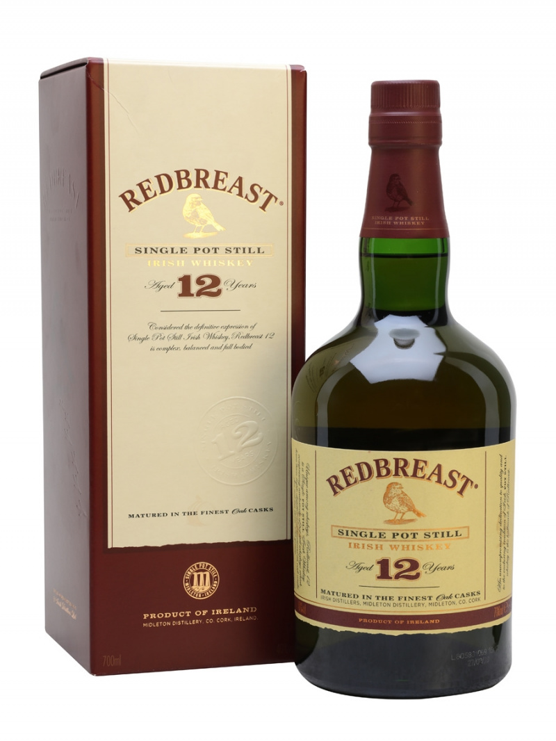Віскі Redbreast 12 років витримки у подарунковій упаковці 40%