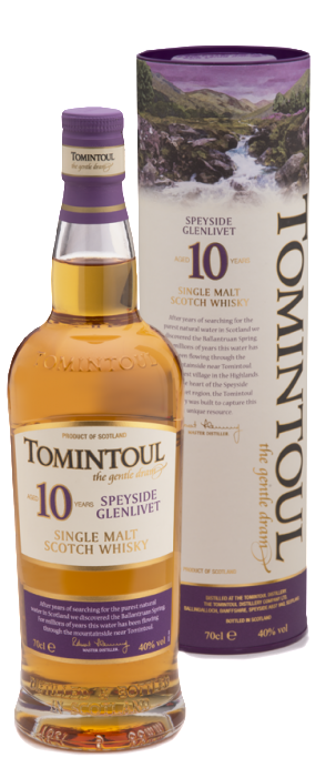 Віскі Tomintoul Single Malt витримка 10 років 40%