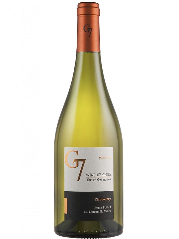Вино Chardonnay "G7" біле сухе 13.5%