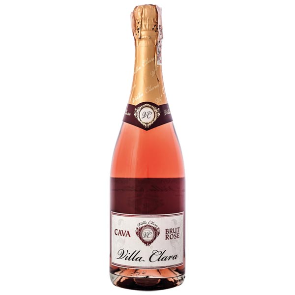 Вино ігристе Villa Clara Cava Brut Rose рожеве сухе 11.5%