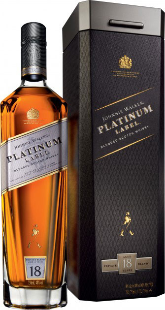 Віскі Johnnie Walker Platinum Label 18 років витримки 40% в подарунковій упаковці