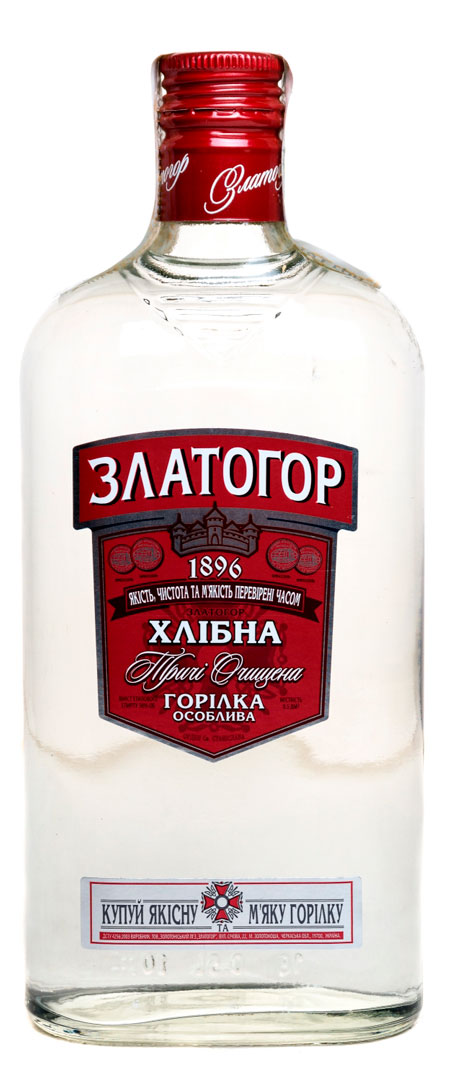 Горілка Златогор Особлива Хлібна 40%