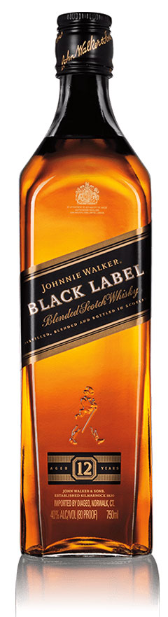 Віскі Johnnie Walker Black label 12 років витримки 40%