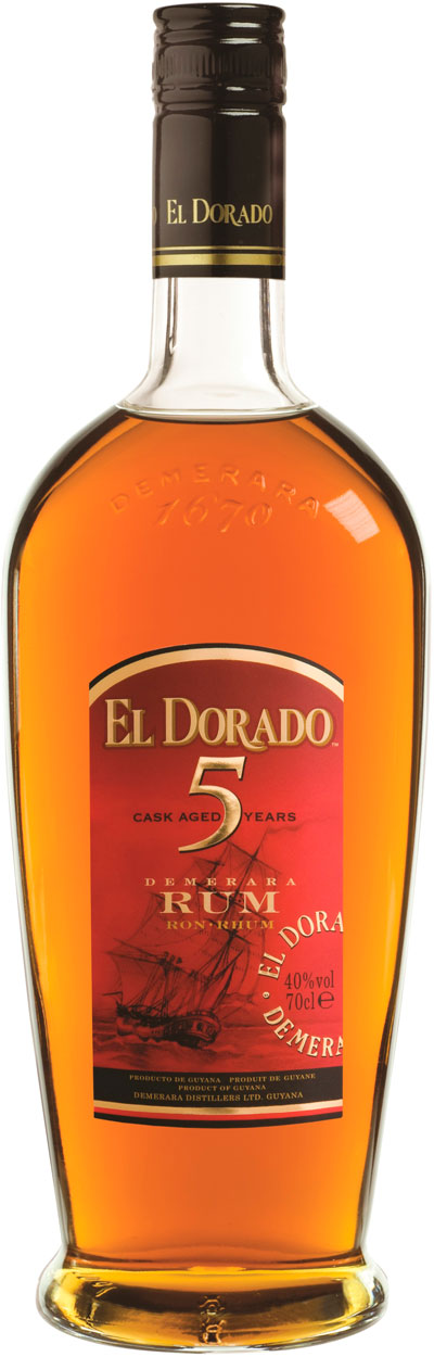 Ром El Dorado 5 YO 40%