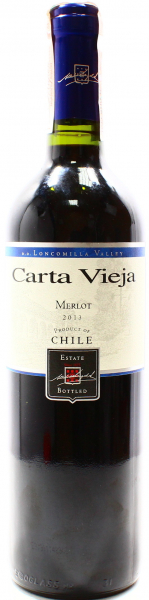 Вино Merlot Carta Vieja червоне сухе