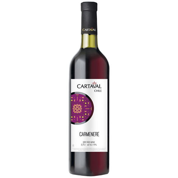 Вино Carmenere Cartaval червоне сухе