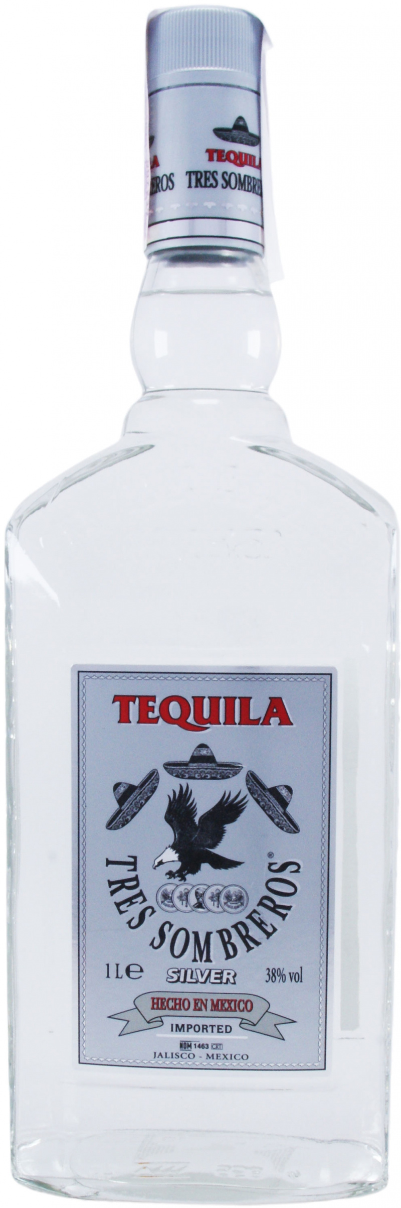Текіла Tres Sombreros Silver