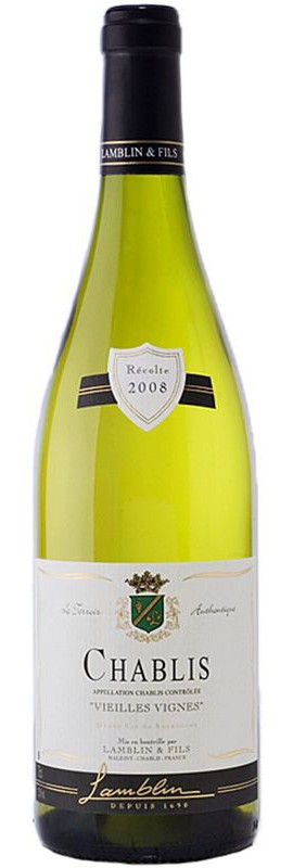Вино Chablis Vieilles Vignes Lamblin біле сухе 12.5%