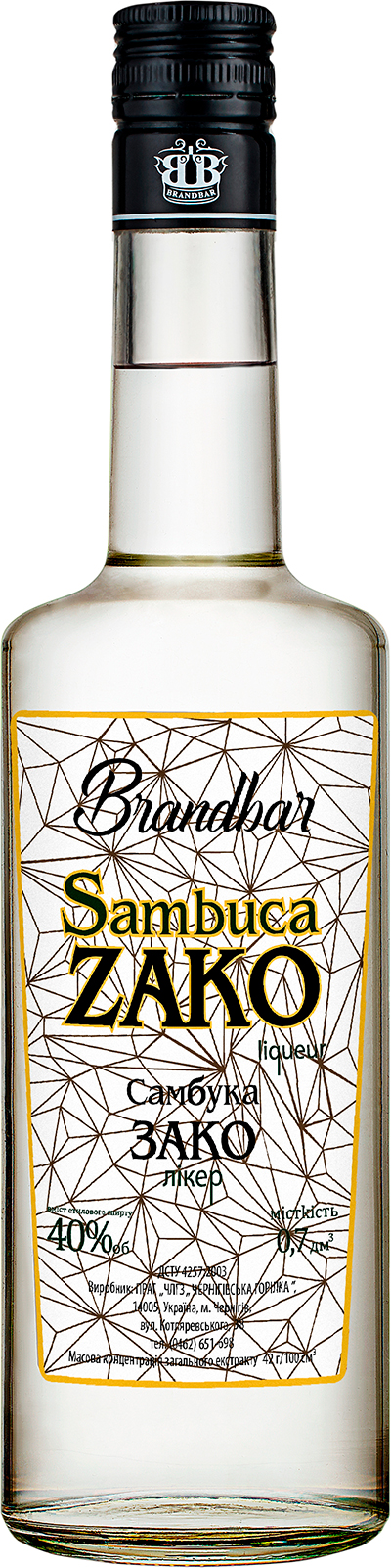 Самбука Brandbar Zako 40%