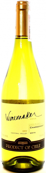 Вино Winemaker Chardonnay біле сухе 13%