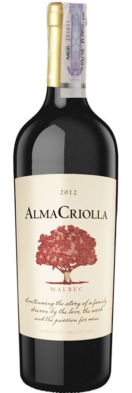 Вино Malbec Alma Criolla червоне сухе