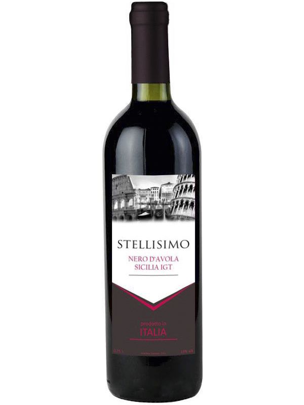 Вино Nero d'Avola Stellisimo червоне сухе