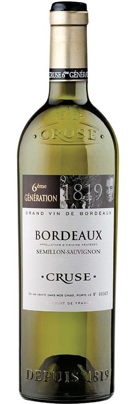 Вино Bordeaux Blanc Cruse біле сухе 12%