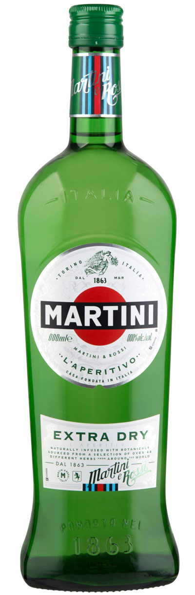 Вермут Martini Extra Dry сухий 18%