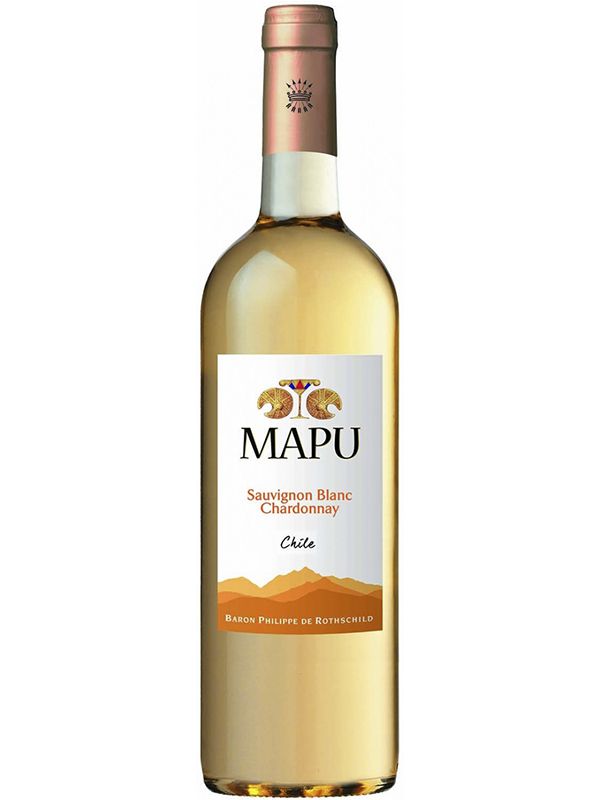 Вино Sauvignon Blanc-Chardonnay Mapu біле сухе 12.5%