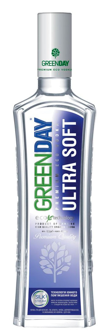 Горілка Green Day Ultra Soft 40%