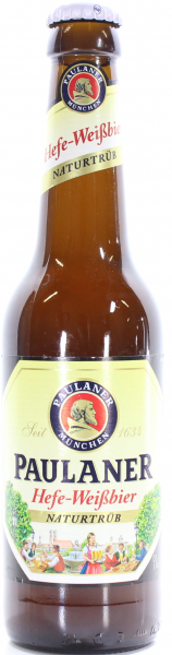 Упаковка пива Paulaner Hefe-Weissbier світле нефильтрованное 5.5%