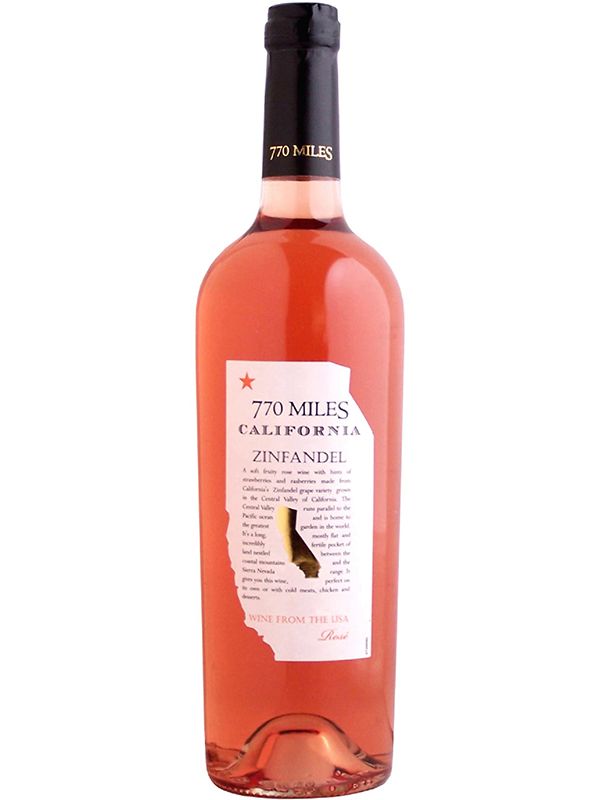 Вино Zinfandel Rose 770 Miles рожеве напівсухе 10%