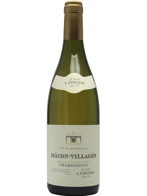 Вино Chardonnay Macon Villages Jean Loron біле сухе
