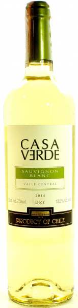 Вино Casa Verde Sauvignon Blanc біле сухе 13%