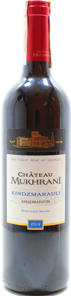 Вино Kindzmarauli Chateau Mukhrani червоне напівсолодке 10.2%