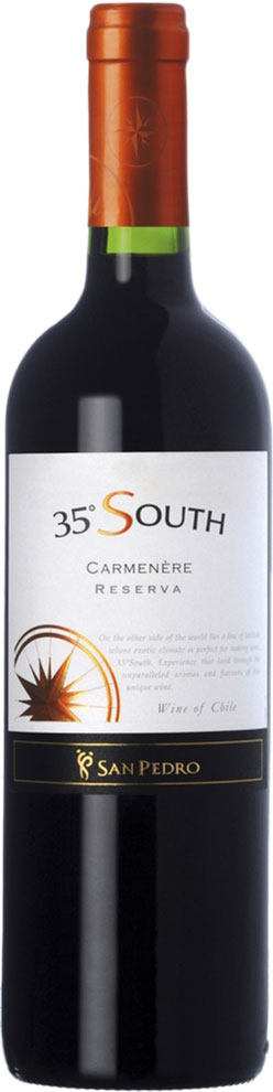 Вино 35th South Carmenere червоне сухе 13.5%