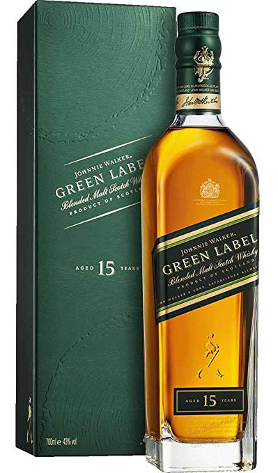 Віскі Johnnie Walker Green label 15 років витримки 43%