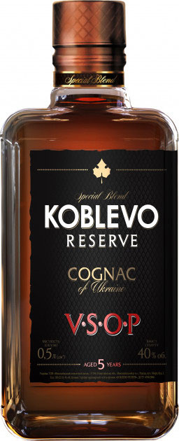 Коньяк Коблево Reserve VSOP 5 років витримки 40%