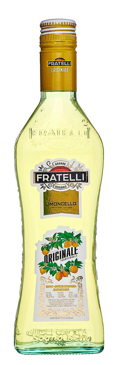 Вермут Fratelli Лімончелло лікерний білий
