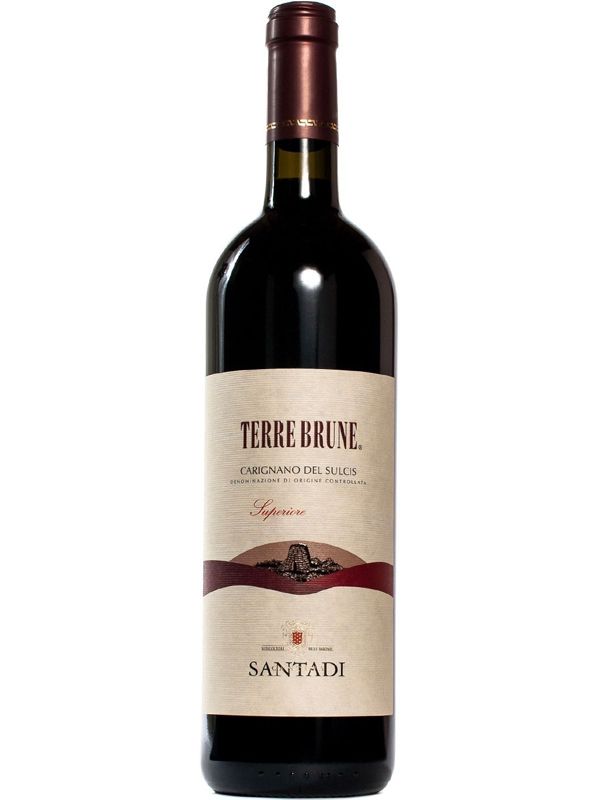 Вино Terre Brune Carignano del Sulcis Santadi червоне сухе