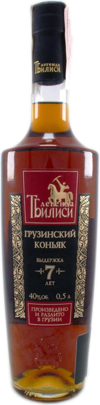 Коньяк Легенда Тбілісі 7 років витримки 40%