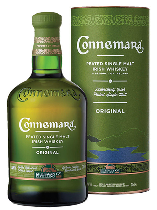 Віскі Connemara Peated Single Malt 40% в тубусі
