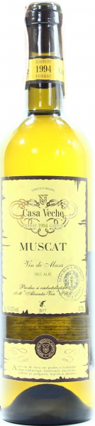 Вино Casa Veche Muscat біле сухе 10-12%