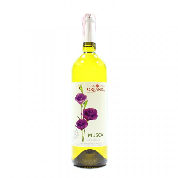 Вино Oreanda Muscat біле напівсолодке 9-12%