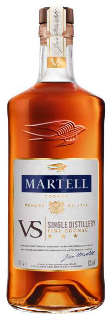 Коньяк Martell V.S. 40% в подарунковій упаковці