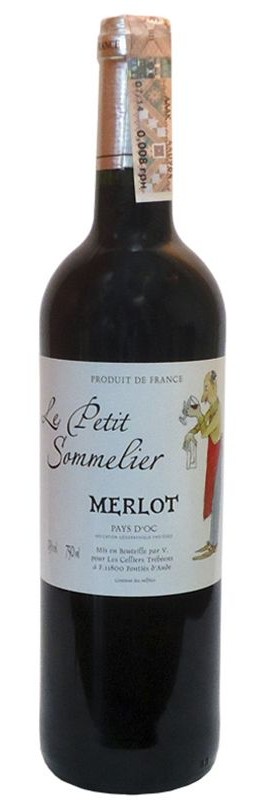 Вино Merlot Le Petit Sommelier червоне сухе