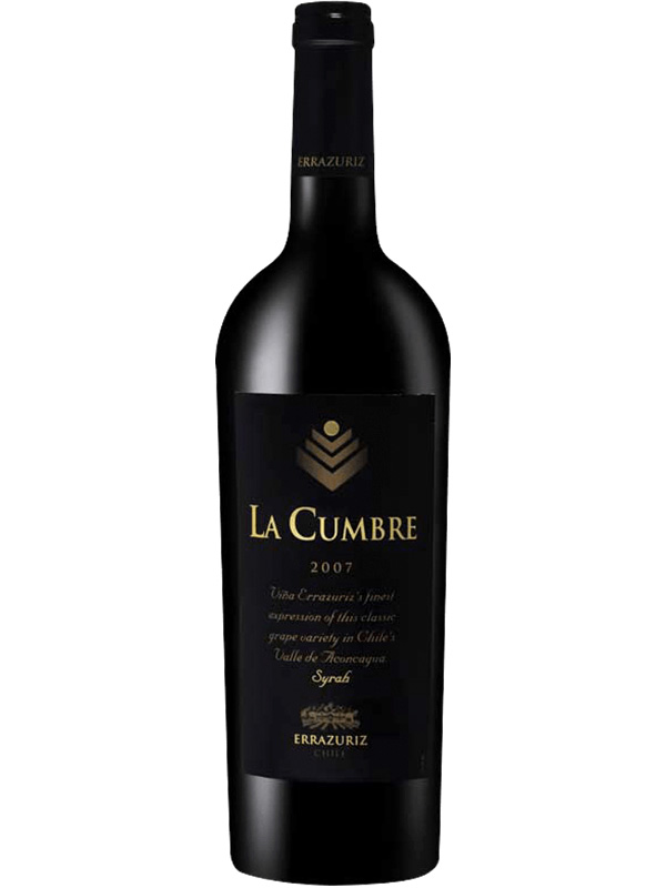 Вино La Cumbre Shiraz Errazuriz 2007 рік червоне сухе