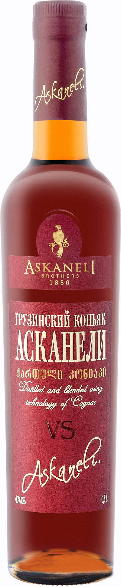 Коньяк Асканелі VS 5 років витримки 40%