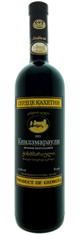 Вино Серце Кахетії Кіндзмараулі червоне напівсолодке 12%